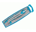 Циркуль в футляре + грифель COMFORT, голубой (уп.24)