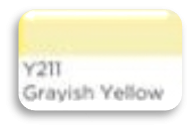 Фото - Скетч-маркер двосторонній Y211 - GRAYISH YELLOW 54730