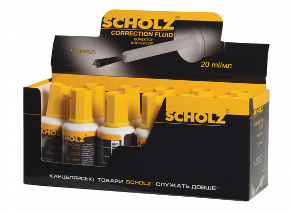 Фото - Коректор, 20мл, з пензликом, Fluid, 4910, SOZ (уп.12) 1721 Фото - Коректор, 20мл, з пензликом, Fluid, 4910, SOZ (уп.12) 1721