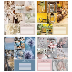 Зошит 96арк. клітинка 2024, в ас. ШКОЛЯРИК (уп.5)