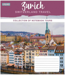 А5/48 кл. 1В TOURS, зошит для записів, (уп.10)