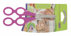 Фото - Ножиці навчаючі 165мм, з лінійкою, рожевий ZiBi 9248