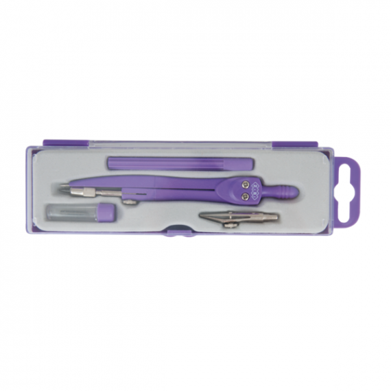 Фото - Готовальня BASIS 4 предмета, фіолетовий 32127