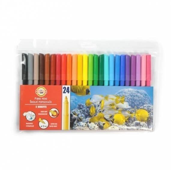 Фото - Фломастеры KIN 24цв 7710ET/24 (уп.12) 10343 Фото - Фломастеры KIN 24цв 7710ET/24 (уп.12) 10343