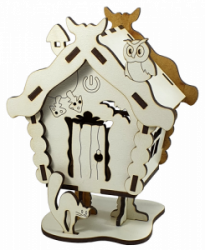 Фото - Эл.Будинок № 7/1 МДФ біл,світло 3х кольор,Швидк,сенс.вмик. Е-015 1/2 49864 Фото - Эл.Будинок № 7/1 МДФ біл,світло 3х кольор,Швидк,сенс.вмик. Е-015 1/2 49864