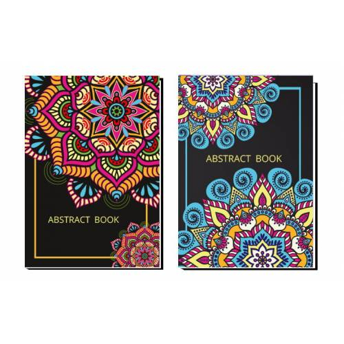 Фото - Зошит А5(210*148мм), тверда палітурка, 80 аркушів. Серія «Abstract» 60245 Фото - Зошит А5(210*148мм), тверда палітурка, 80 аркушів. Серія «Abstract» 60245