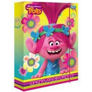 Фото - Папка для тетрадей картоная В5 'Trolls' 33412 Фото - Папка для тетрадей картоная В5 'Trolls' 33412