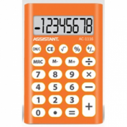 Фото - Калькулятор ASSISTANT  AC-1116 orange 33518