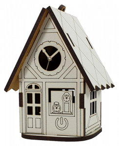 Фото - Ел.Будинок № 11/3 МДФ біл;світло,жовта свічка;сенс.вмик. Е-020 1/2 49867 Фото - Ел.Будинок № 11/3 МДФ біл;світло,жовта свічка;сенс.вмик. Е-020 1/2 49867