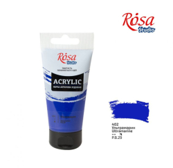 Фото - Фарба акрилова, Ультрамарин, 75 мл, ROSA Studio 28257 Фото - Фарба акрилова, Ультрамарин, 75 мл, ROSA Studio 28257
