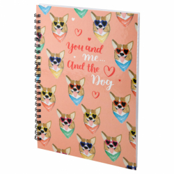 Блокнот на спіралі тверда обкл., А5, 96арк. BBH-2