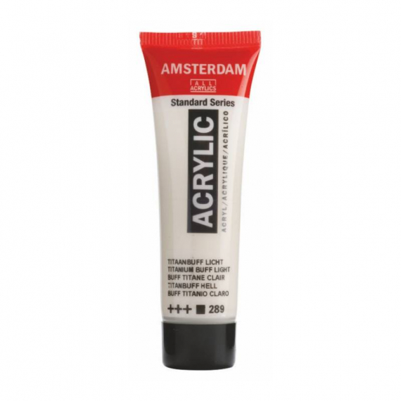 Фото - Фарба акрилова AMSTERDAM, (289) Титановий буф світлий, 120 мл, Royal Talens 48570 Фото - Фарба акрилова AMSTERDAM, (289) Титановий буф світлий, 120 мл, Royal Talens 48570