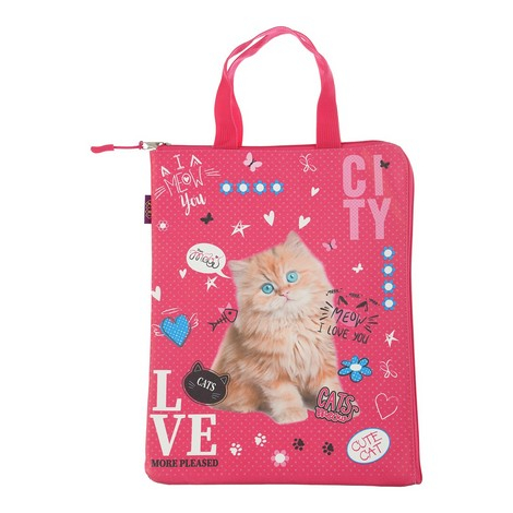 Фото - Папка А4 КОШЕНЯ, 34.5х27.5х1 см, вертикал., 2 ручки 63254