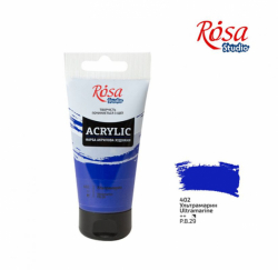 Фарба акрилова, Ультрамарин, 75 мл, ROSA Studio