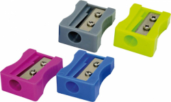 Фото - Точилка цветная 'Стандарт'  длина лезвия 2,8см NEW (уп.120) 14727