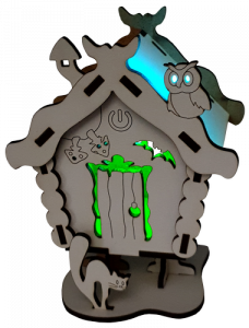 Фото - Эл.Будинок № 7/1 МДФ біл,світло 3х кольор,Швидк,сенс.вмик. Е-015 1/2 49864 Фото - Эл.Будинок № 7/1 МДФ біл,світло 3х кольор,Швидк,сенс.вмик. Е-015 1/2 49864