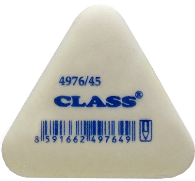 Фото - Гумка для стирання, м'яка,трикут., 4976/45, CLASS 40194 Фото - Гумка для стирання, м'яка,трикут., 4976/45, CLASS 40194