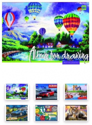 Фото - Альбом для рисования А4 28л/120 скоба, с перфорацией YES (м) 40967