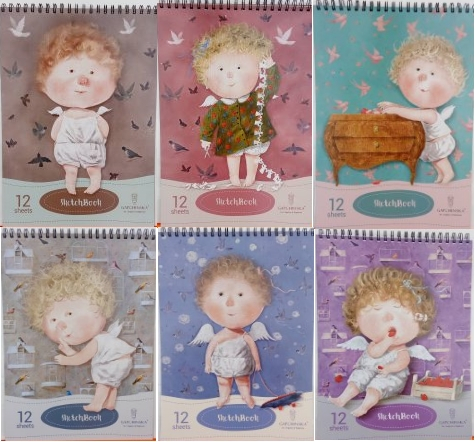 Фото - Альбом Скетчбук А3, на спіралі, 120г, 12 аркушів Ліцензія Гапчинська (уп.16) 27869 Фото - Альбом Скетчбук А3, на спіралі, 120г, 12 аркушів Ліцензія Гапчинська (уп.16) 27869