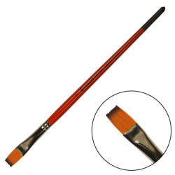 Пензель Синтетика плоска, Carrot 1097F, № 8, к.р. KOLOS/ArtMaster (6/12)