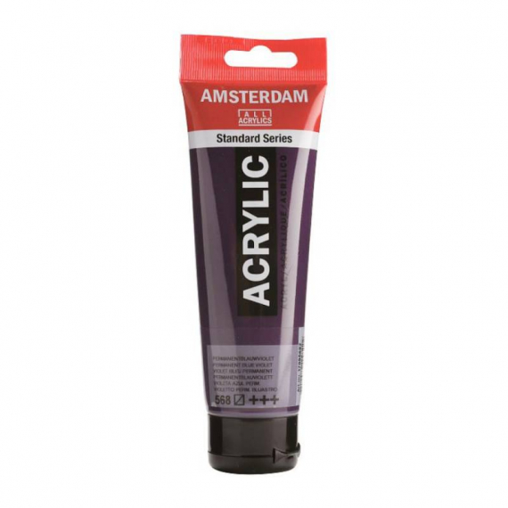 Фото - Фарба акрилова AMSTERDAM, (568) Перм. синьо-фіолетовий, 120 мл, Royal Talens 48605 Фото - Фарба акрилова AMSTERDAM, (568) Перм. синьо-фіолетовий, 120 мл, Royal Talens 48605