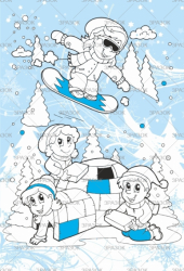 Фото - Книжка'Розмальовка подарунок від Діда Мороза', Мікс, 24 стор. 49933 Фото - Книжка'Розмальовка подарунок від Діда Мороза', Мікс, 24 стор. 49933