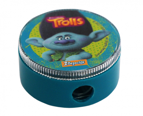 Фото - Точилка круглая 'Trolls'в уп.24шт 34121 Фото - Точилка круглая 'Trolls'в уп.24шт 34121