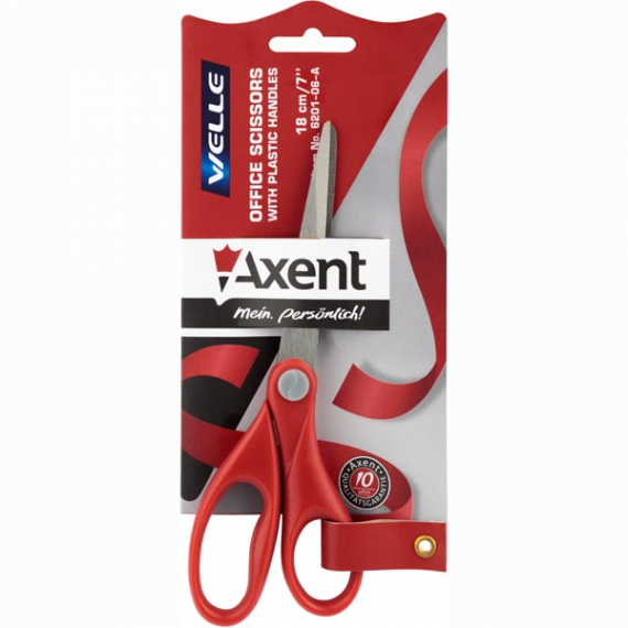 Фото - Ножиці Welle, 18 см, червоні (уп.10) 29556 Фото - Ножиці Welle, 18 см, червоні (уп.10) 29556