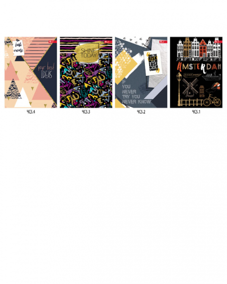 Фото - Блокнот А5ф, клеєний, 40 арк, блок чорно-білий 80г/м2 (уп.16) 40108 Фото - Блокнот А5ф, клеєний, 40 арк, блок чорно-білий 80г/м2 (уп.16) 40108