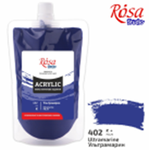 Фото - Фарба акрилова,200 мл, Ультрамарин, ROSA Studio 54805 Фото - Фарба акрилова,200 мл, Ультрамарин, ROSA Studio 54805