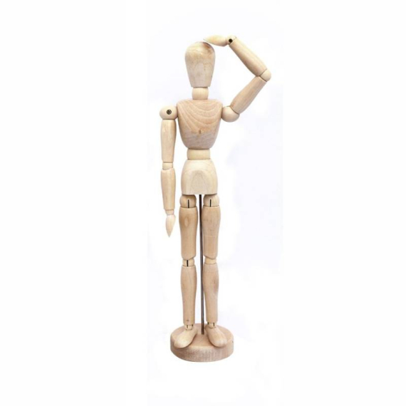 Фото - Манекен (чоловік) дерево, висота 11,43см., D.K.ART & CRAFT 54768 Фото - Манекен (чоловік) дерево, висота 11,43см., D.K.ART & CRAFT 54768