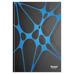 Фото - Книга записна А4 Net, 80арк., кліт., УФ-лак, синій 44998