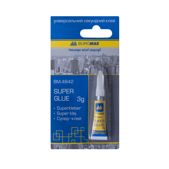 Фото - Клей Супер 3г Buromax 48918 Фото - Клей Супер 3г Buromax 48918