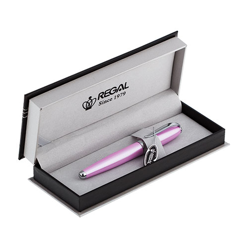Фото - Ручка кульк. в футлярі, рожева REGAL 30318 Фото - Ручка кульк. в футлярі, рожева REGAL 30318