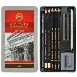 Набір художній Gioconda 8893, 10 предметів,мет.уп.