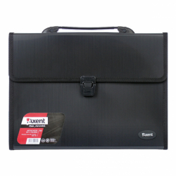 Фото - Портфель А4 на 3 відділення,  чорний 31048