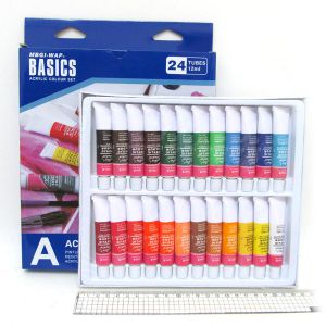 Фото - Фарби акрилові 'Basics' 24кол*12мл EA2412C 34487 Фото - Фарби акрилові 'Basics' 24кол*12мл EA2412C 34487