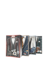 Пакет паперовий 25*32*11см, дизайн для чоловіків  12шт/уп