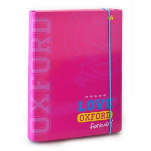 Фото - Папка для тетрадей картоная В5 'Oxford ' розовая 33009 Фото - Папка для тетрадей картоная В5 'Oxford ' розовая 33009