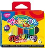Фото - Пластилін MODELINA 6 кольорів COLORINO 25158