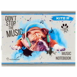 Фото - Зошит для нот А5, 20 л,  RH-1 43780