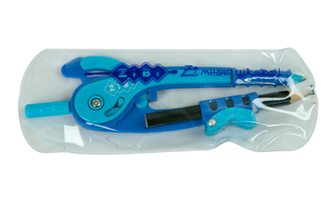 Фото - Циркуль пластиковий зі шкалою в блістері, фіолетово-голубий, SMART Line (уп.48) 38517 Фото - Циркуль пластиковий зі шкалою в блістері, фіолетово-голубий, SMART Line (уп.48) 38517