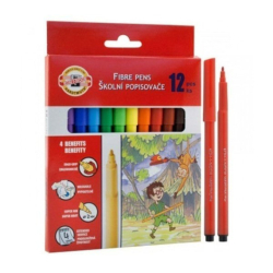 Фото - Фломастери 7710CB, набір 12 кол, картон 10338