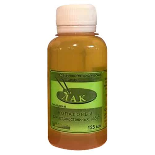 Фото - Лак копаловий світлий (з м'яких копалів) 125мл Лазурит 50661 Фото - Лак копаловий світлий (з м'яких копалів) 125мл Лазурит 50661