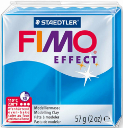Пластика Effect, Синя напівпрозора, 57г, Fimo