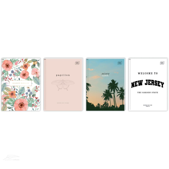 Фото - Блокнот, А5, 96 л., тверда обкл., чисті листи, асорті 25079 Фото - Блокнот, А5, 96 л., тверда обкл., чисті листи, асорті 25079