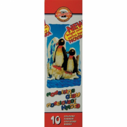 Пластилін &quot; KIN &quot; &quot;Пінгвіни&quot; 10 кол. 200гр зі стеком