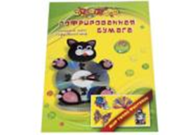 Фото - Картон кольоровий ГОФРО А4 10арк 10кол 160 гр 42531