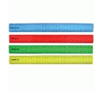 Фото - Линейка 30 см цветная, прозрачная (уп.48) 15017