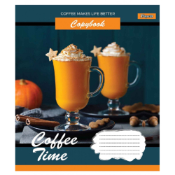А5/60 кл. 1В Coffee time, зошит для записів (уп.10)